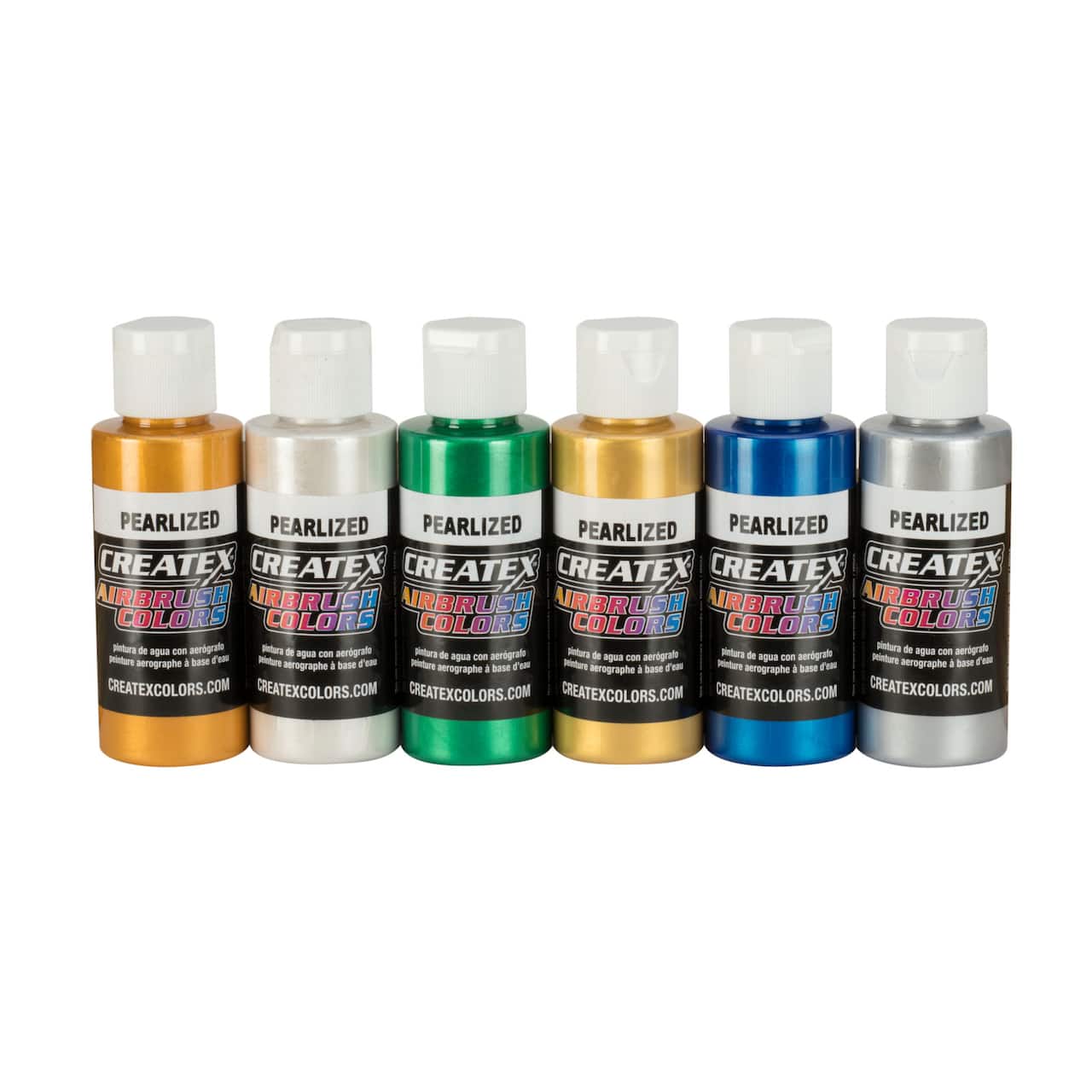Createx&#x2122; Airbrush Color Pearlescent 6 Color Set